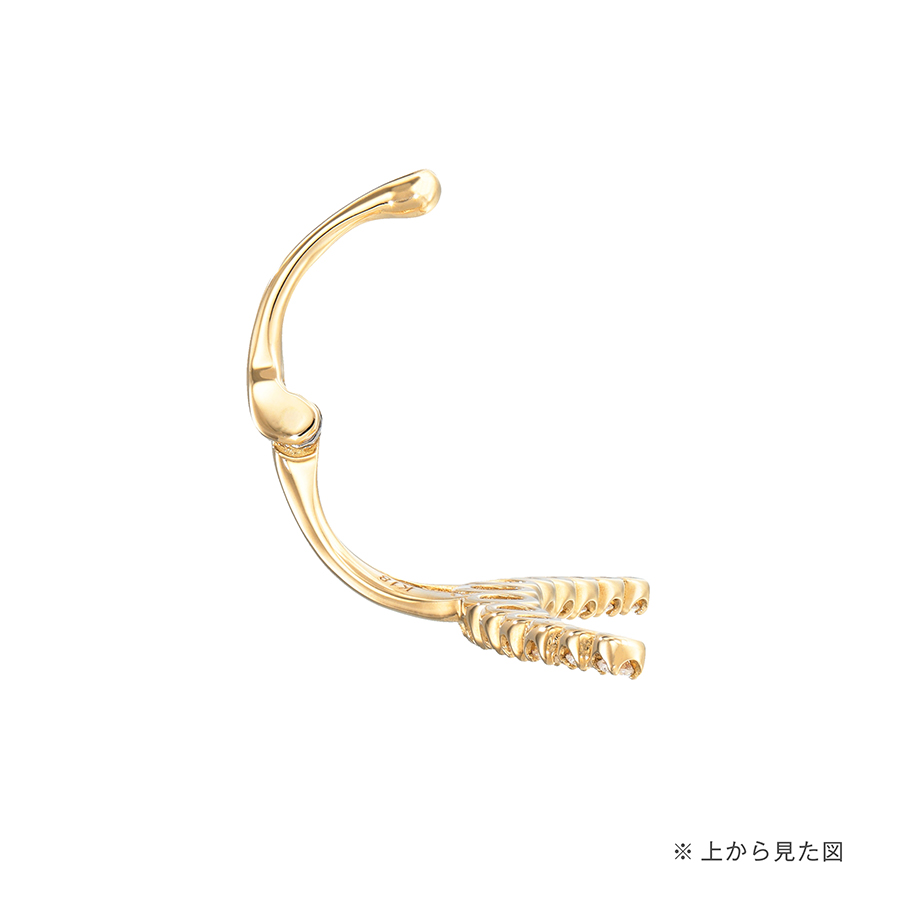Crescent Moon (Ear Cuff)-2