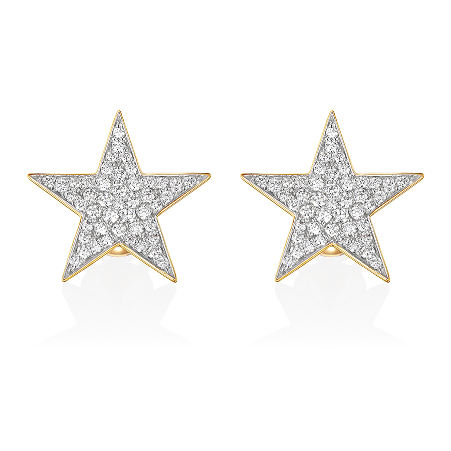Etoile pave Pierce (YG)