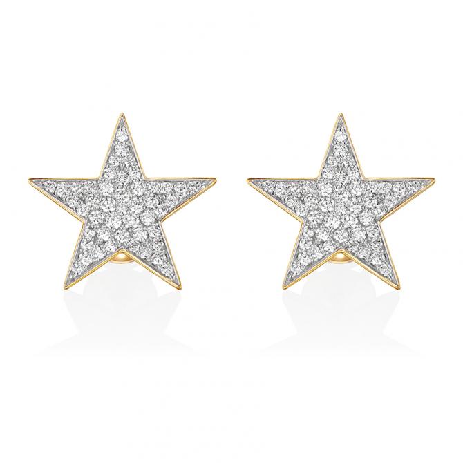 Etoile pave Pierce (YG)