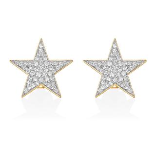 Etoile pave Pierce (YG)